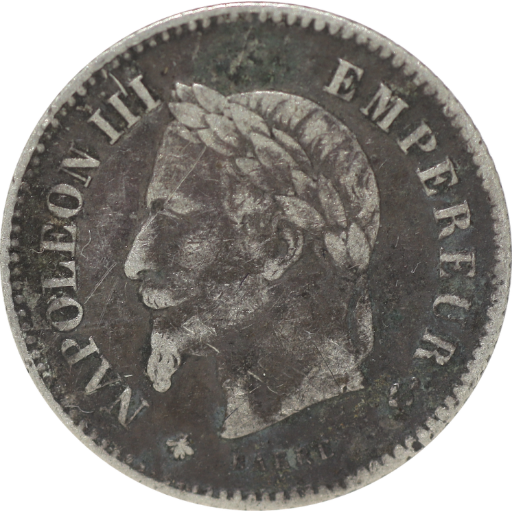 France - Napoléon III (1852-1870), 20 Centimes 1867 A (Paris)