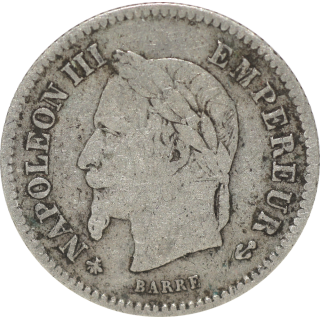 France - Napoléon III (1852-1870), 20 Centimes 1867 A (Paris)
