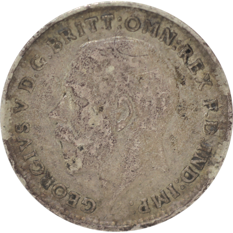 Angleterre - Georges V (1910-1936), 3 Pence 1915