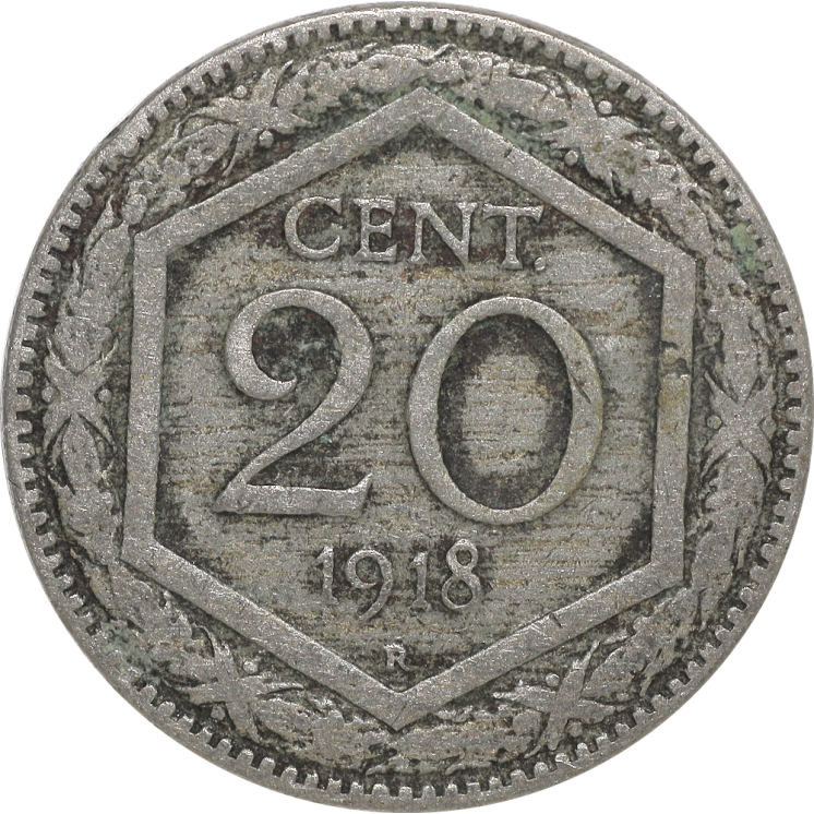 Italie - 20 Centimes 1918