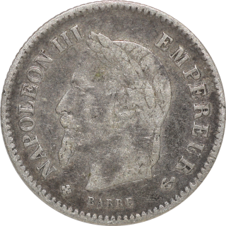France - Napoléon III (1852-1870), 20 Centimes 1867 A (Paris)