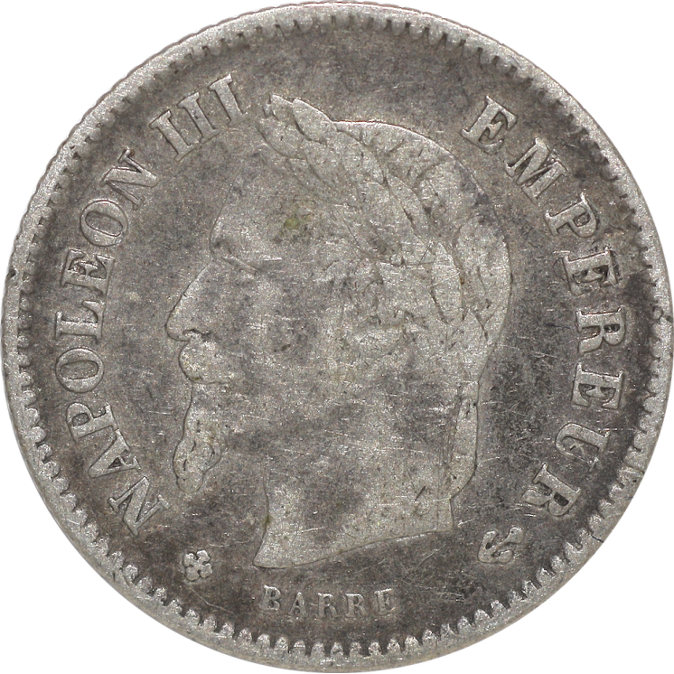 France - Napoléon III (1852-1870), 20 Centimes 1867 A (Paris)