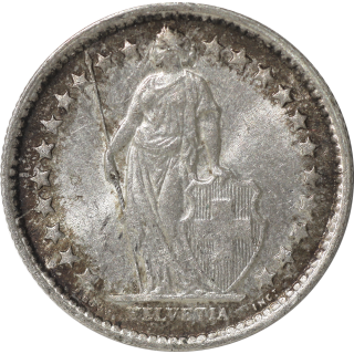 Suisse - 1/2 Franc 1964