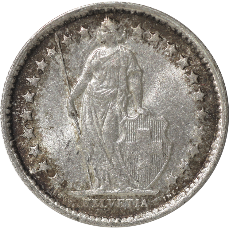 Suisse - 1/2 Franc 1964