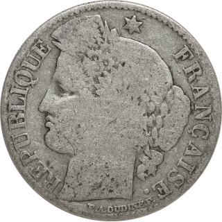 France - 50 Centimes Cérès 1888