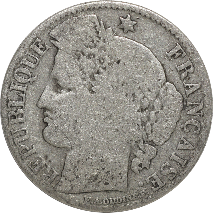 France - 50 Centimes Cérès 1888