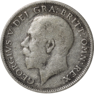 Royaume-Uni - Georges V, 6 Pence 1918