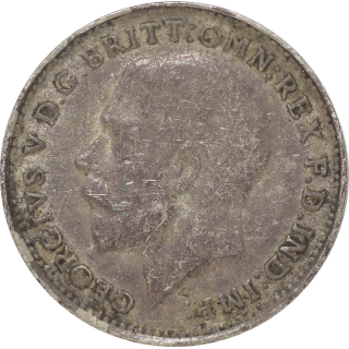Royaume-Uni - Georges V, 3 Pence 1918