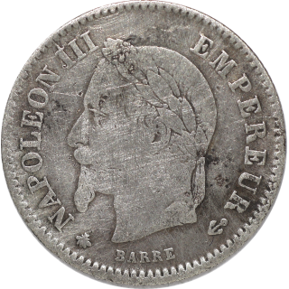 France - Napoléon III (1852-1870), 20 Centimes 1867 A (Paris)