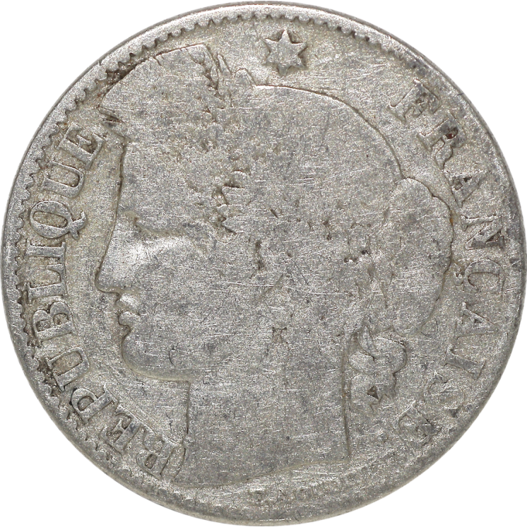 France - 50 Centimes Cérès 1871 A (Paris)