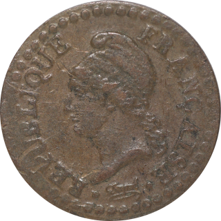 France - 1 Centime An 7 A (Paris)