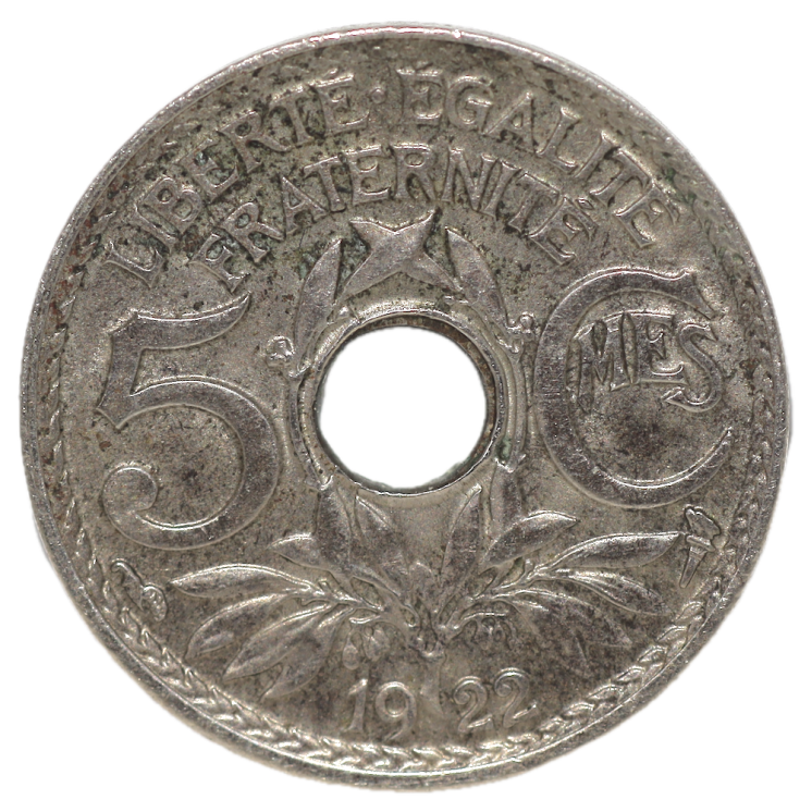 France - 5 Centimes 1922