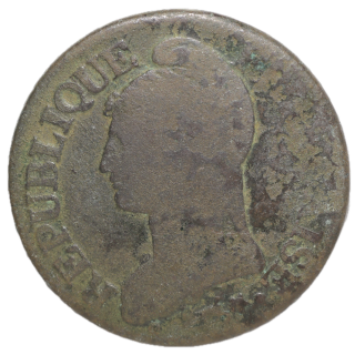 France - 5 Centimes An 8 W