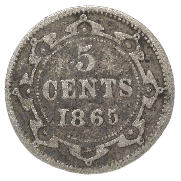 Royaume-Uni - Victoria (1837-1901), 5 Cents 1865