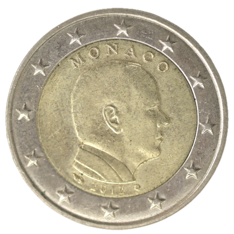 Monaco - 2 Euros 2012, Prince Albert II de Monaco