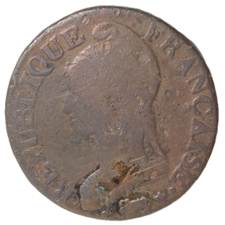 France - 5 Centimes An 8 A (Paris)