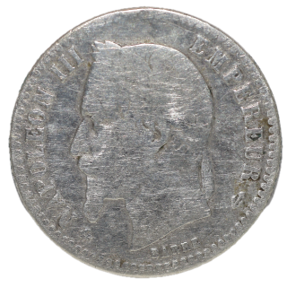 France - Napoléon III (1848-1870), 50 Centimes 1865 (A)