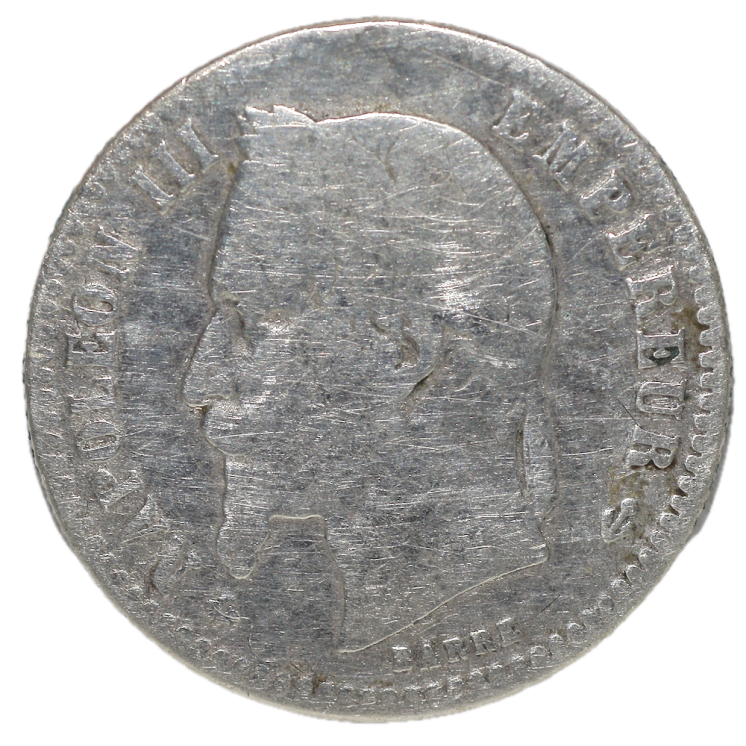 France - Napoléon III (1848-1870), 50 Centimes 1865 (A)