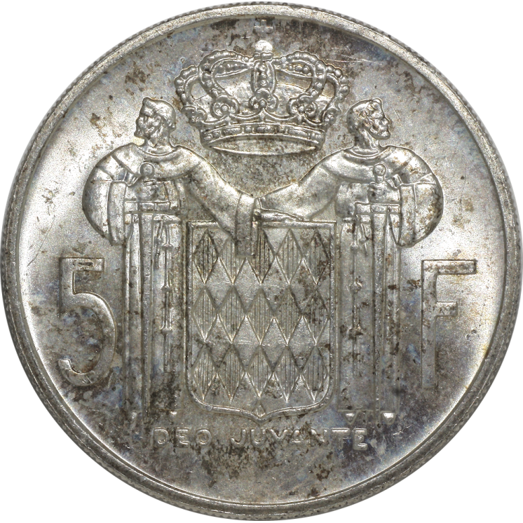 Monaco - Rainier III, 5 Francs 1960