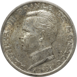 Monaco - Rainier III, 5 Francs 1960