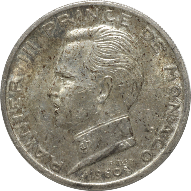 Monaco - Rainier III, 5 Francs 1960