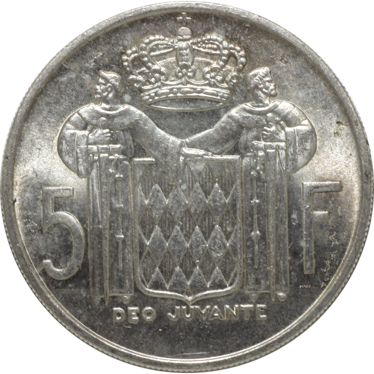 Monaco - Rainier III, 5 Francs 1960