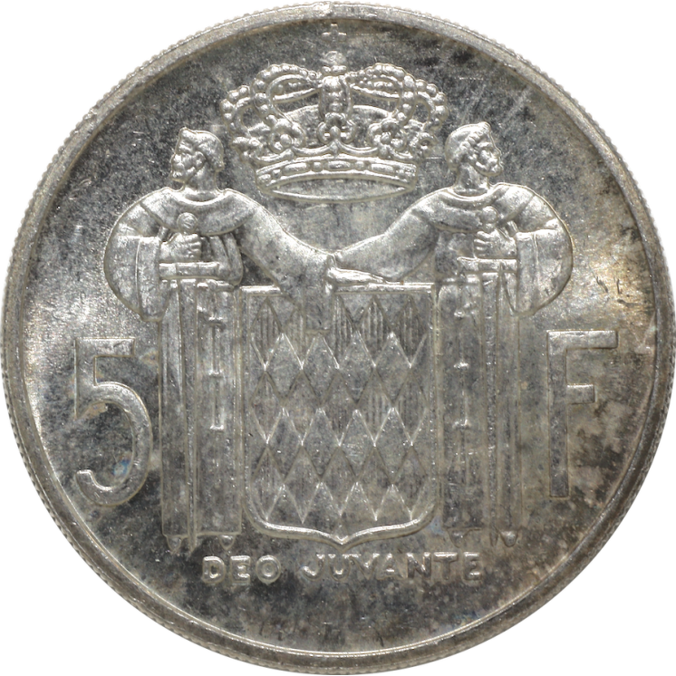 Monaco - Rainier III, 5 Francs 1960
