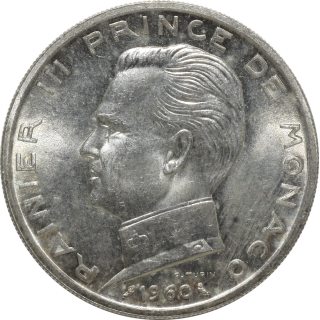 Monaco - Rainier III, 5 Francs 1960