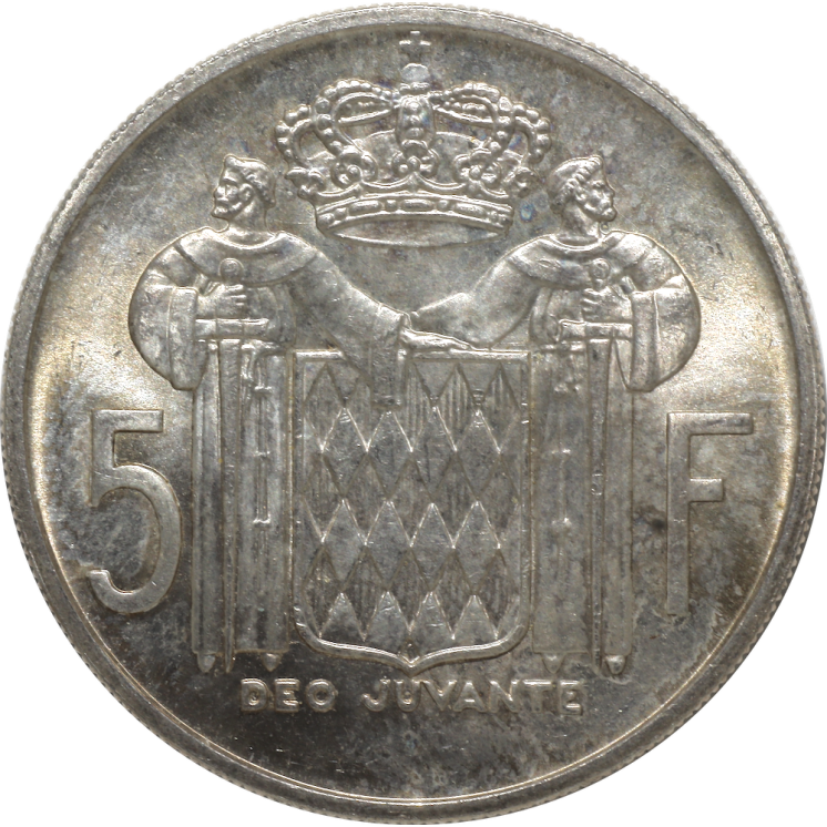 Monaco - Rainier III, 5 Francs 1960