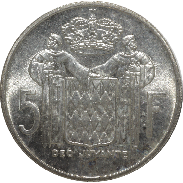 Monaco - Rainier III, 5 Francs 1960