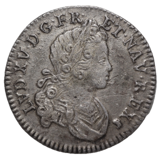 France - Louis XV, XX Sols de France-Navarre, 1719 D