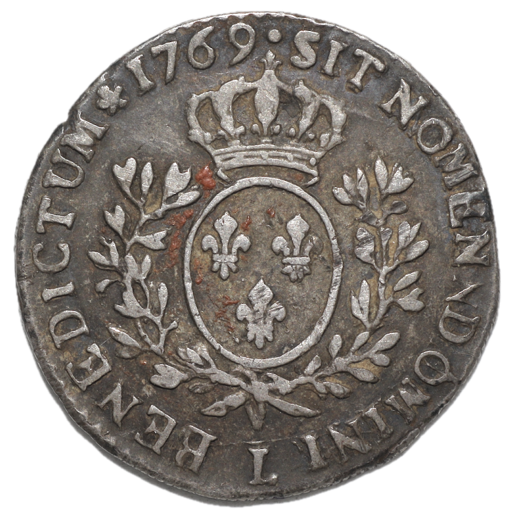 France - Louis XV, 1/10 Ecu, 1769 L (Bayonne)