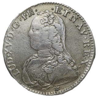 France - Louis XV, 1/2 Ecu, 1629 C (Caen)