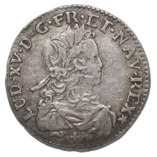 France - Louis XV, 1/6 d'Ecu, 1721 N (Montpellier)