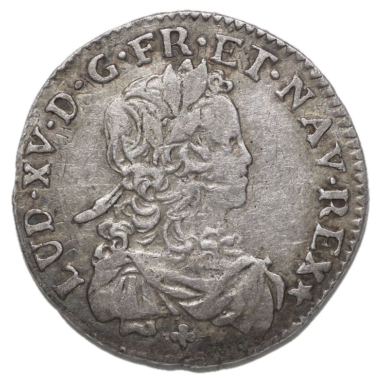 France - Louis XV, 1/6 d'Ecu, 1721 N (Montpellier)