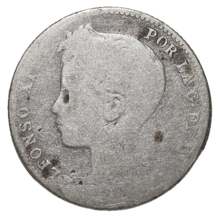 Espagne - Alfonso XIII, 1 Peseta