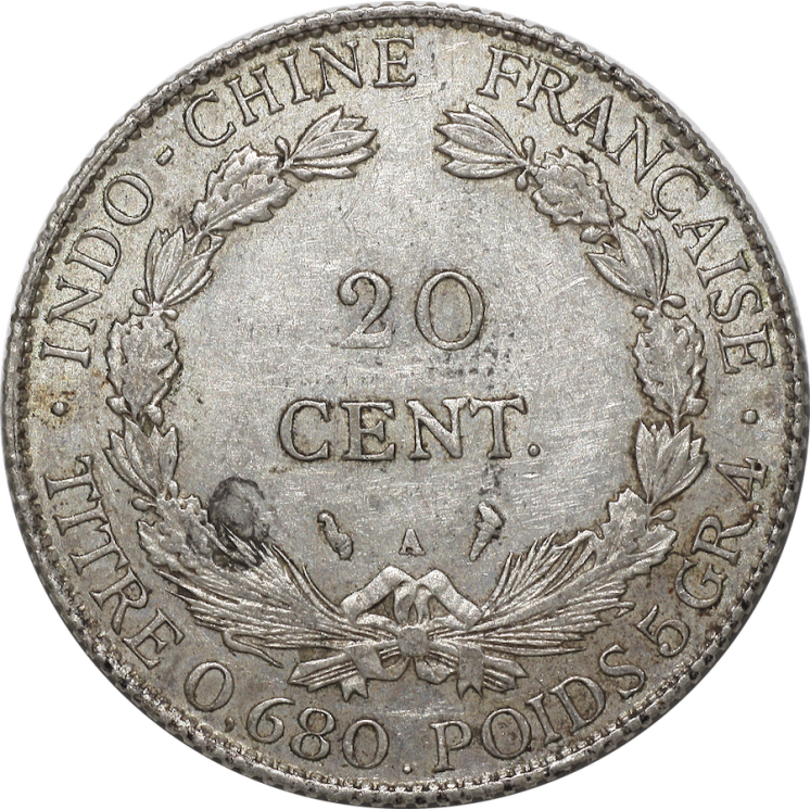 Indochine - 20 Cent, 1939