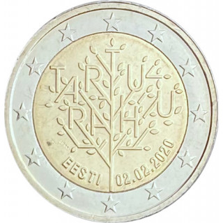 2020 - Estonie, 2 euros 100 ème Anniversaire du Traité de Paix de Tartu