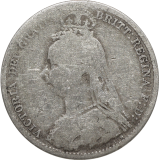 Royaume-Uni - Victoria (1837-1901), 6 Pence 1889