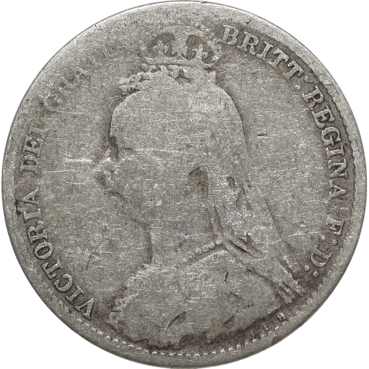 Royaume-Uni - Victoria (1837-1901), 6 Pence 1889