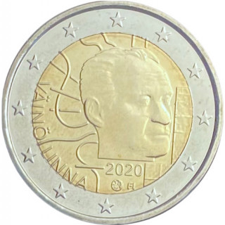 2020 - Finlande, 2 euros  100 ème anniversaire de Väinö Linna