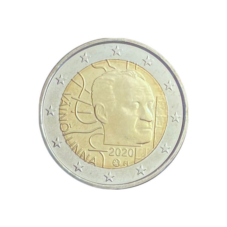 2020 - Finlande, 2 euros  100 ème anniversaire de Väinö Linna