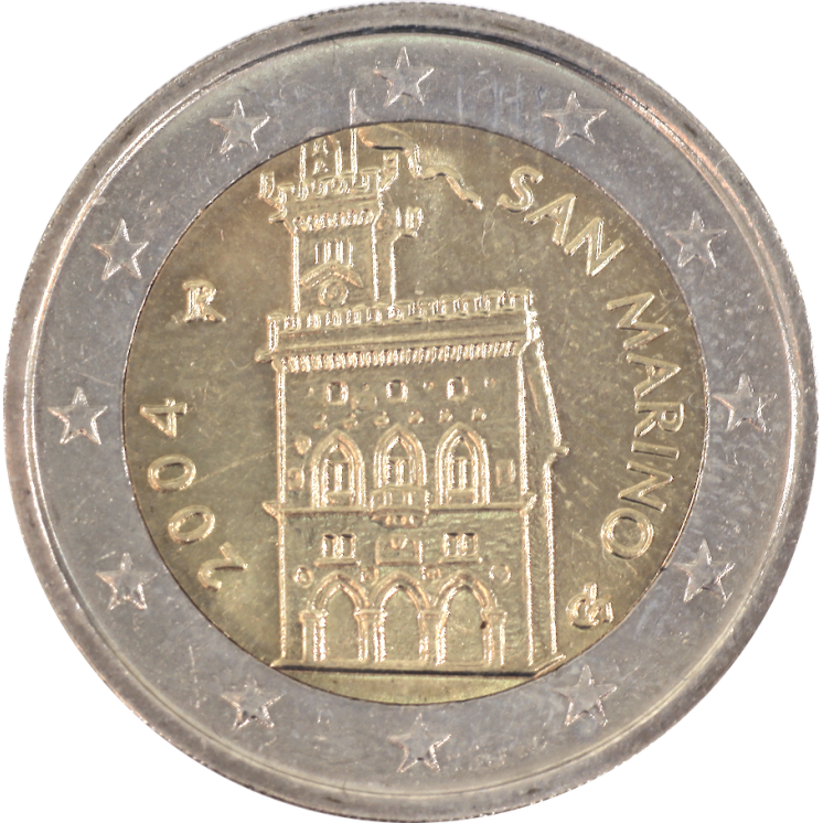 Saint - Marin, 2 Euros 2004