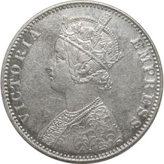 Royaume-Uni - Inde, Victoria (1876-1901), 1 Rupee 1900