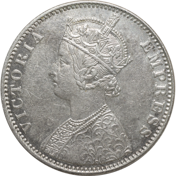 Royaume-Uni - Inde, Victoria (1876-1901), 1 Rupee 1900
