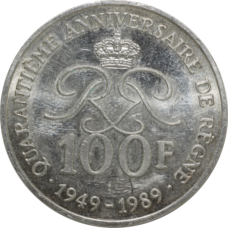 Monaco - Rainier III, 100 Francs 1989