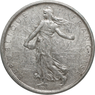 France - République, 5 Francs Semeuse, 1961