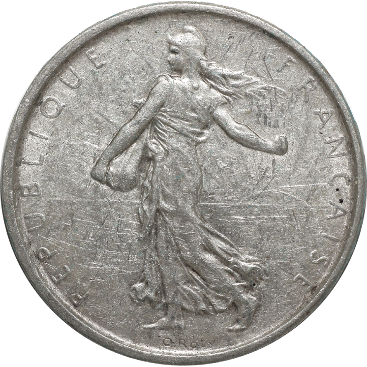 France - République, 5 Francs Semeuse, 1961