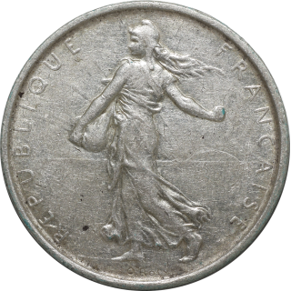 France - République, 5 Francs Semeuse 1966