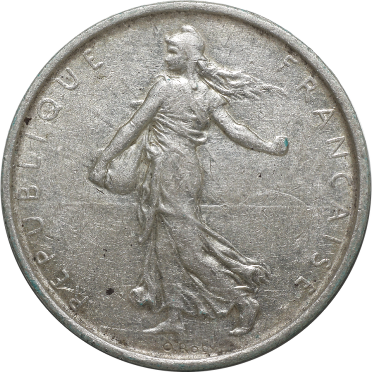 France - République, 5 Francs Semeuse 1966